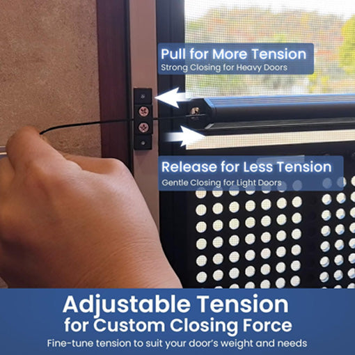 RV Automatic Screen Door Closer