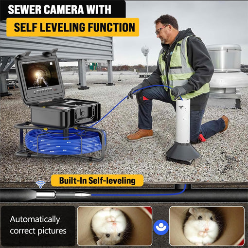 Self-Leveling Sewer Camera