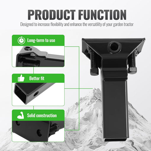 Hitch 3-Point System To Sleeve Hitch Adapter