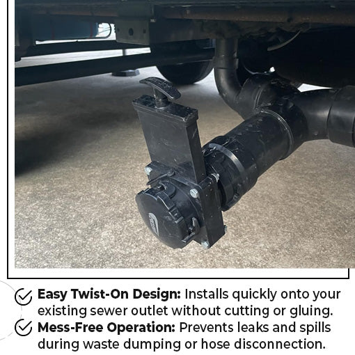 RV Twist On Waste Valve