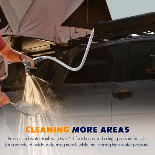 Pressurized Camping Shower Water Tank