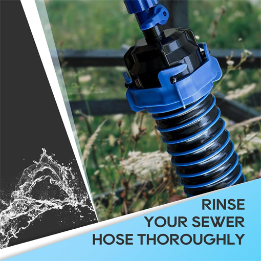 RV Sewer Hose Rinser Cap