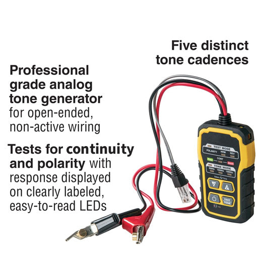 Wire Tracer Tone Generator and Probe Kit