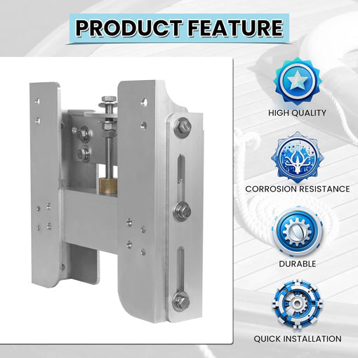Adjustable Outboard Boat Plate