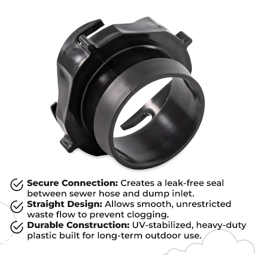 Straight Hose Adapter Sewer Fitting