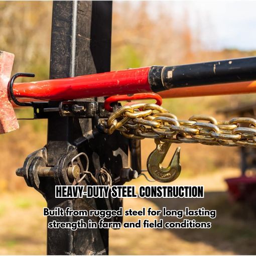 Bolt-on Heavy Duty Tractor ROPS Long-Handle Tool Holder