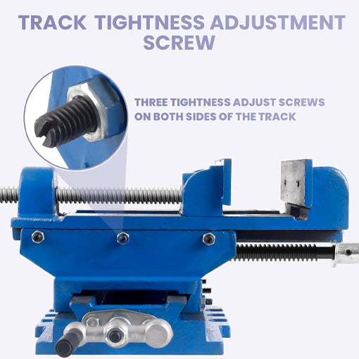 Cross-Slide Drill Press Vise