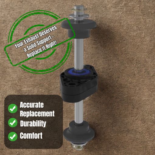 Exhaust Mount Bushing Kit (Poly for Peterbilt & Kenworth)