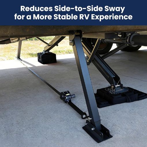 Heavy-Duty I-Beam Mount RV Stabilizer