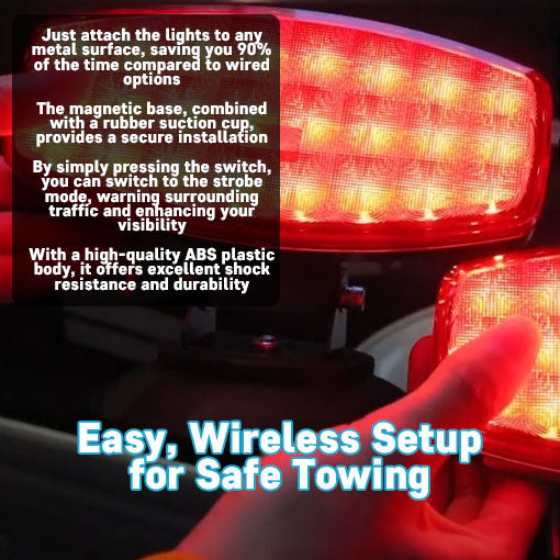 Wireless Magnetic Tow Light Kit