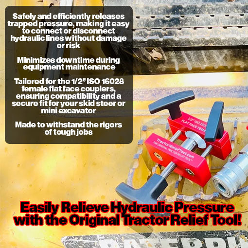 Hydraulic Quick Coupler Decompression Relief Release Tool