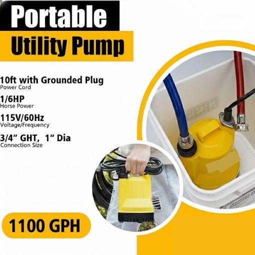 Portable Tankless Water Heater Flushing Kit