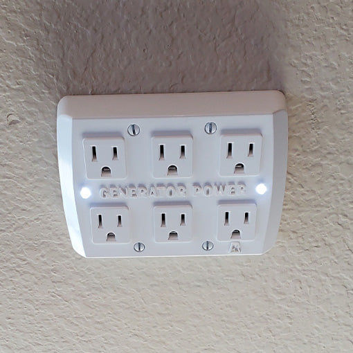 Portable Generator Through-The-Wall Transfer Kit