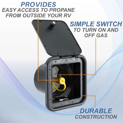 RV Propane Hook Up Box