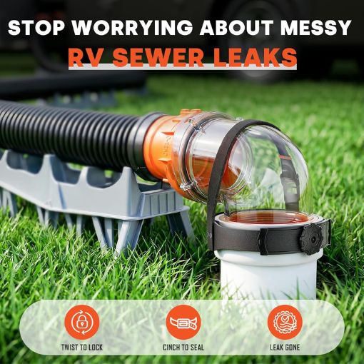 RV Sewer Hose Locking Clamp