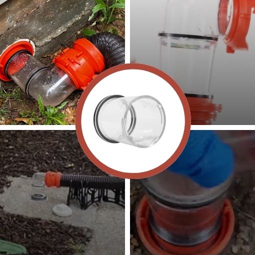 RV Sewer Extension for Recessed Dump Station