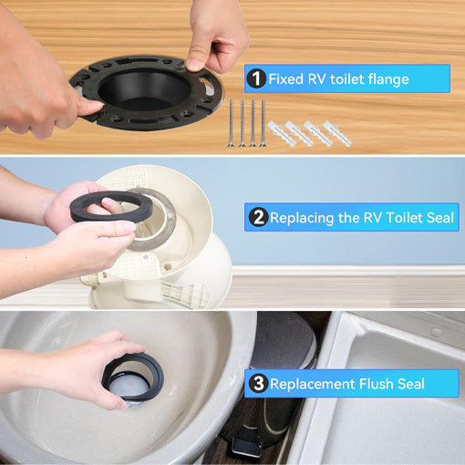 RV Toilet Flange Seal Kit