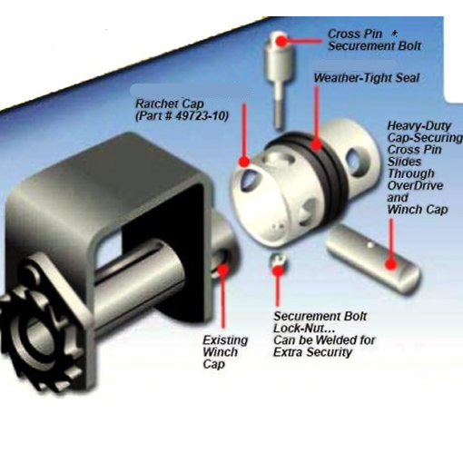 Ratcheting Winch Cap
