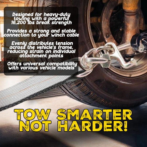 Tow Straps V Bridle with RTJ Cluster Hooks