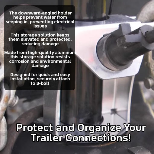 Trailer Safety Chain and 7-Way Plug/Cable Storage