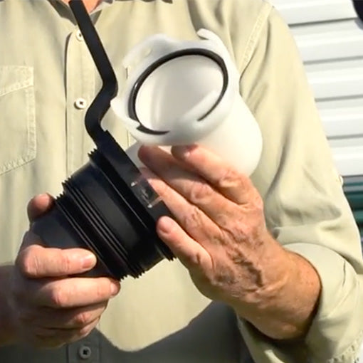 Universal RV Sewer Hose Adapter with Handle