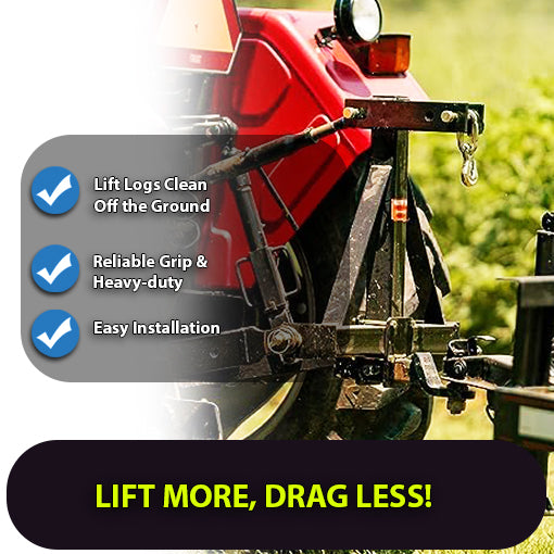 Heavy-Duty 3-Point Log Skidder