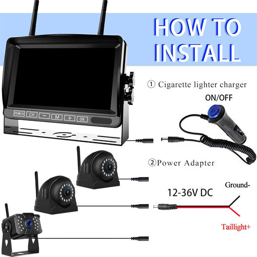 1080P Wireless RV Camera System