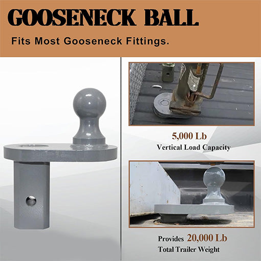 Turnoverball Gooseneck Hitch Extender