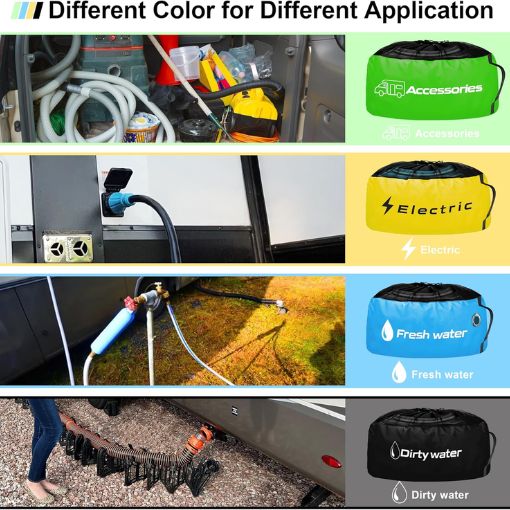 4-Pack RV Waterproof Utility Storage Bags