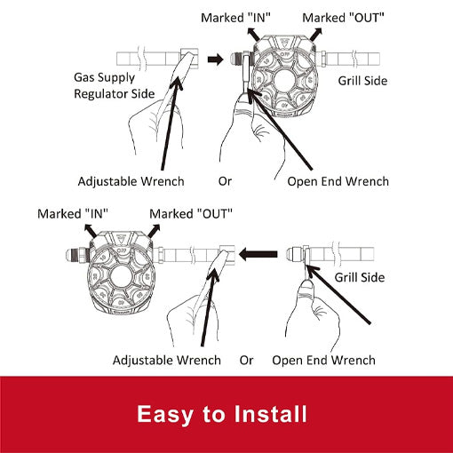 Auto Shut-Off Gas Timer for Propane & Natural Gas