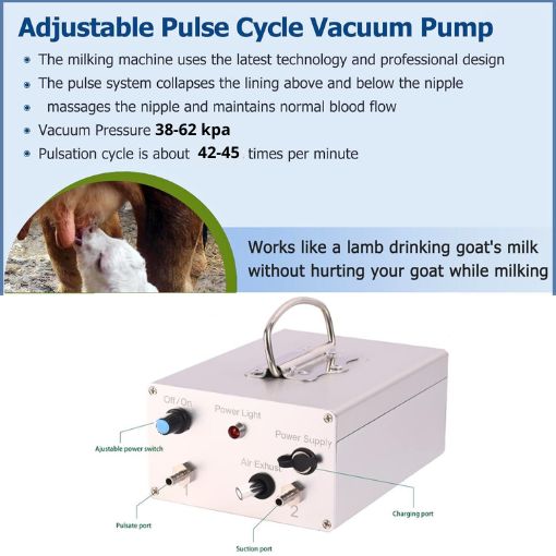 Auto Stop Goat Milking Machine