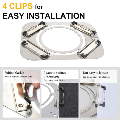 DIY Clip-on Hot Tent Stove Jack