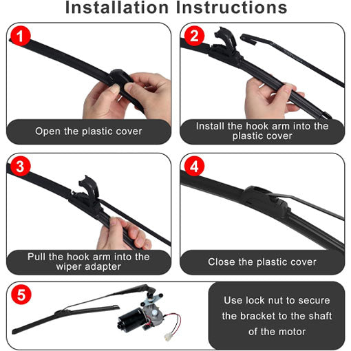 Electric Windshield Wiper Kit