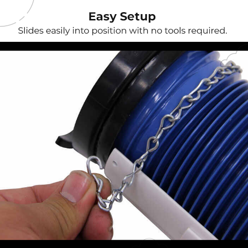 RV Easy Slider Sewer Hose Support