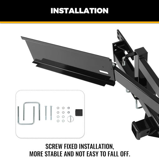 RV Bumper-Mounted Swing Arm Assembly