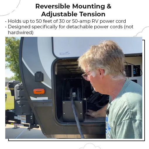 RV Trailer Camper Electronics Easy Reel Spooler