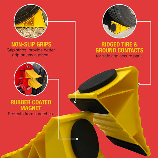 RV Magnetic Wheel Chocks