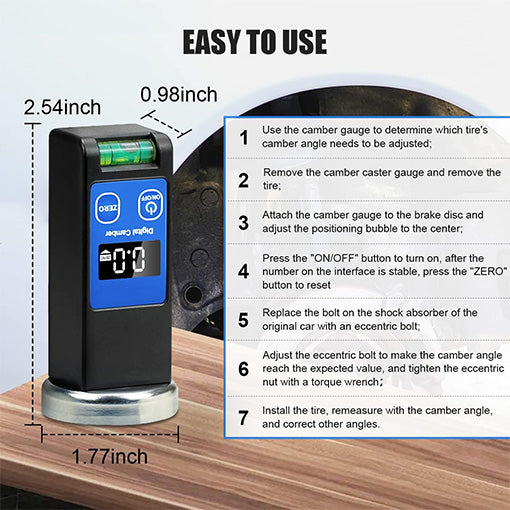 Digital Camber Magnetic Gauge Tool