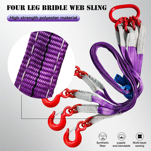 Heavy-Duty Lifting Slings Straps