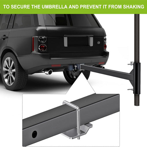 Heavy-Duty Hitch Mount Umbrella Holder