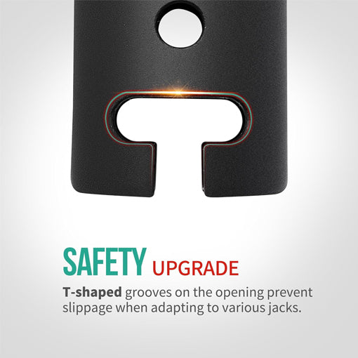 T-Shaped Grooves Trailer Jack Drill Adapter