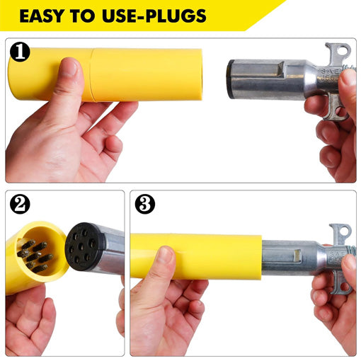7 Pole Socket & Plug Trailer Connector Cleaner