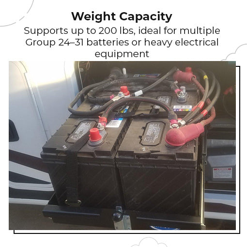 RV Generator Slide Out Tray