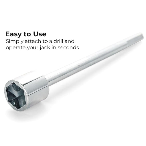 RV Leveling Scissor Jack Extension Socket Drill Adapter