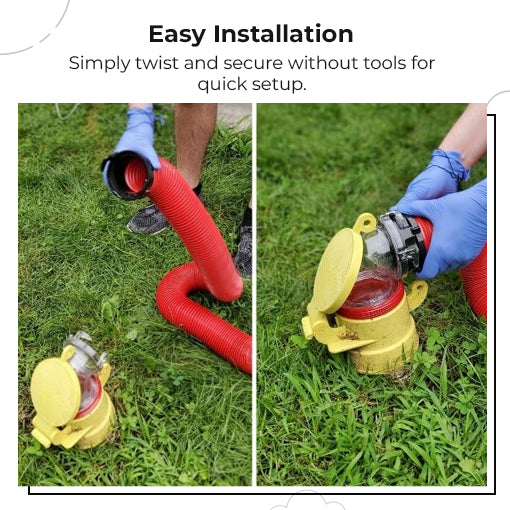 Straight Hose Adapter Sewer Fitting