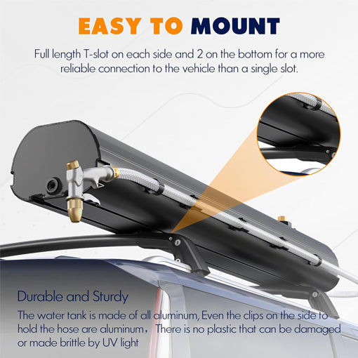 Pressurized Camping Shower Water Tank