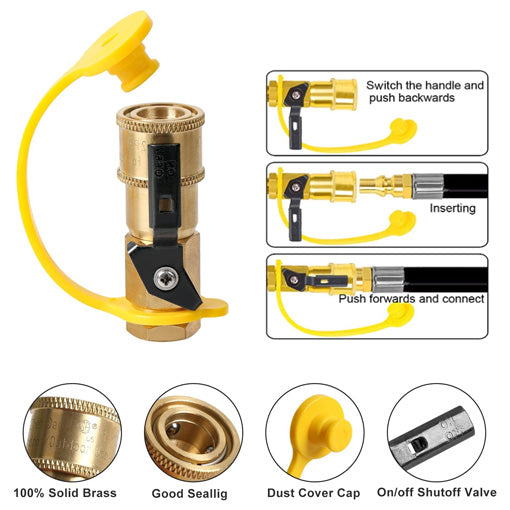 RV Propane Quick Connect Fittings