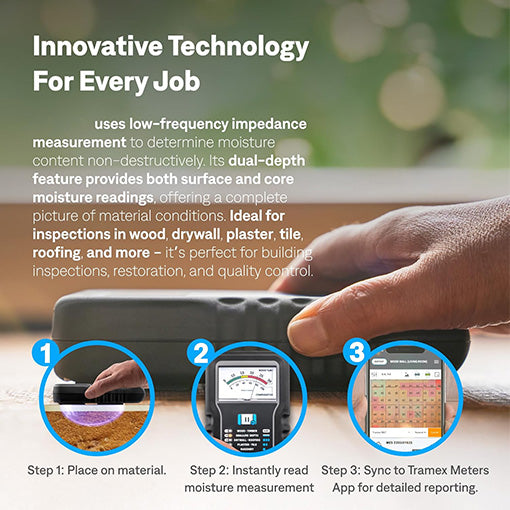 Pinless Meter for Measuring Moisture Content
