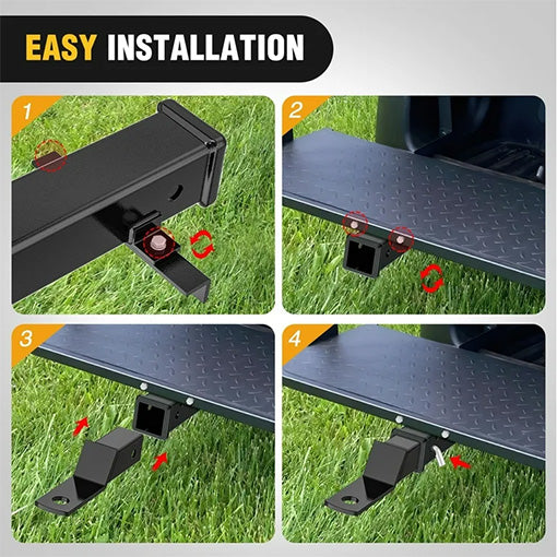 Universal Golf Cart Trailer Hitch with 2" Receiver