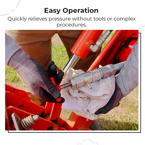 1/2" ISO Hydraulic Quick Coupling Pressure Decompression Tool